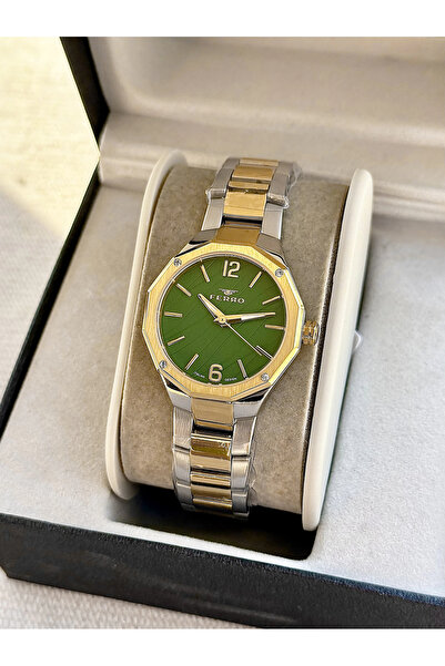 FERRO Sarı ve Gümüş Çelik Kordon Kadın Kol Saati FL43018A-D6 3ATM Su Geçirmez...