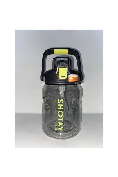 Shotay Plastic Flask 1000 Ml. Black