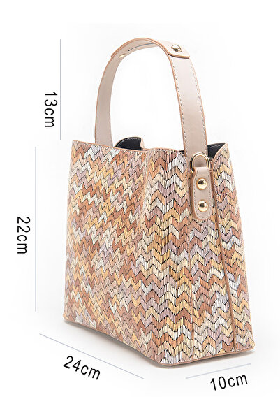 Karaca Zigzag Patterned Shoulder Bag