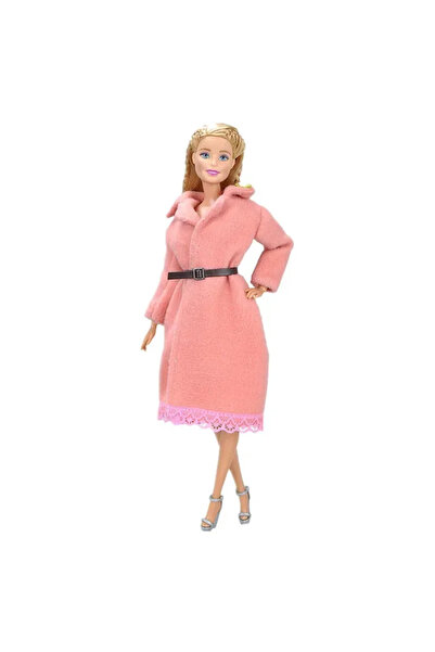 Takumi Doll clothing set, Coat, belt and shoes, Pink, Edith, + 3 years