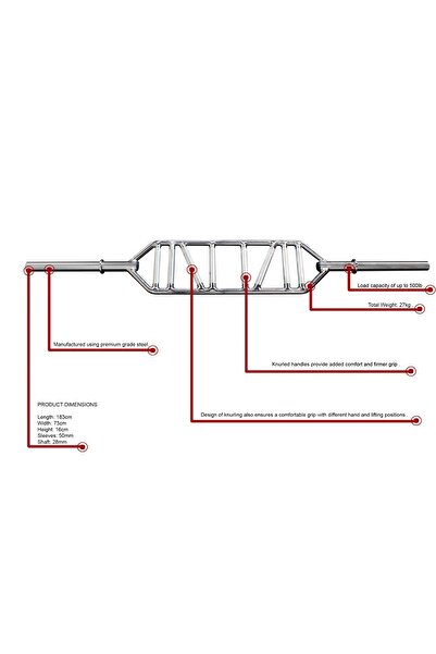ZOCO BODY FIT Bară olimpică, Zoco Body Fit®, bară elvețiană, crom
