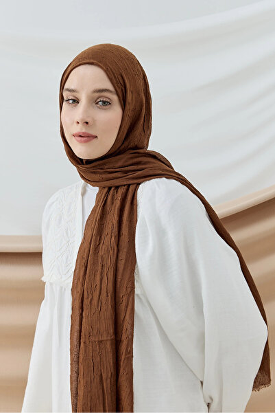 Modakaşmir Bamboo Shawl Caramel Brown