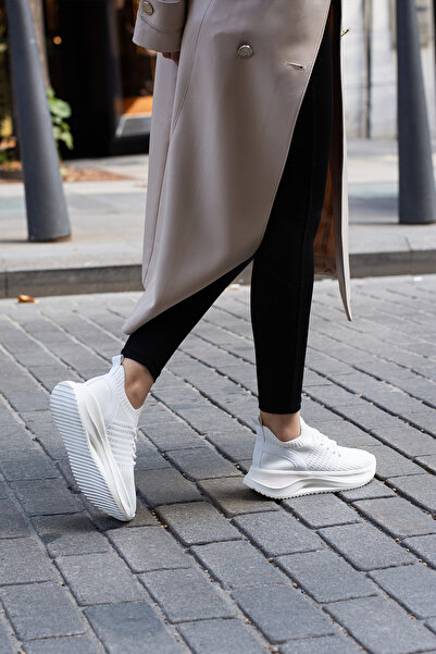 TexFoot Жіночі кросівки з шнурівкою, дихаючою сіткою, товстою підошвою та зручною внутрішньою підошвою з піноматеріалу Memory Foam