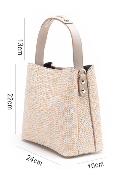 Karaca Straw Shoulder Bag
