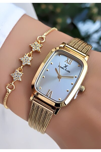 Daniel Klein New Season Steel Women's Watch and Bracelet with Gift