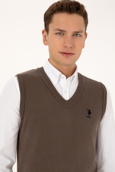 U.S. Polo Assn. Men's Mink Sweater 50316843-Vr052