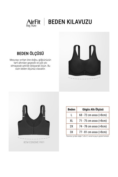 AUW Stitch-Free Invisible Bigsize Bra Without Underwire - Airfit