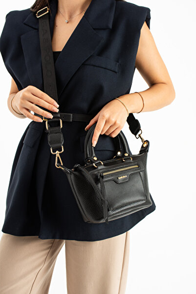 Black Women's Hand and Shoulder Bag