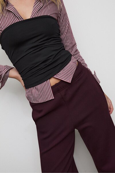 Stradivarius Wide-leg jogger trousers