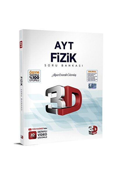 3D Yayınları Ayt Fizik Tamamı Video Çözümlü Soru Bankası