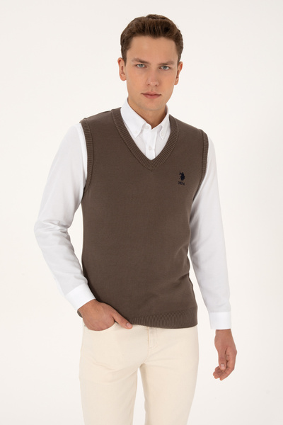 U.S. Polo Assn. Men's Mink Sweater 50316843-Vr052