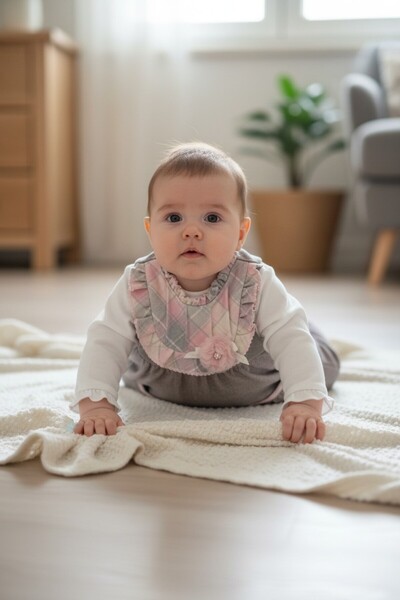 Butik ثوب فضفاض مبطن من القطن الممشط من Babydola Baby United