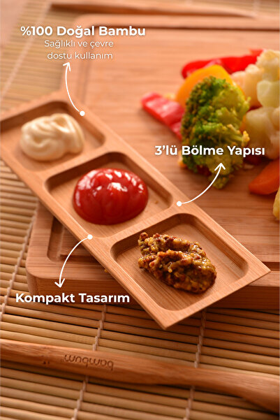 Bambum Almeria - 2 Adet 3'lü Sosluk