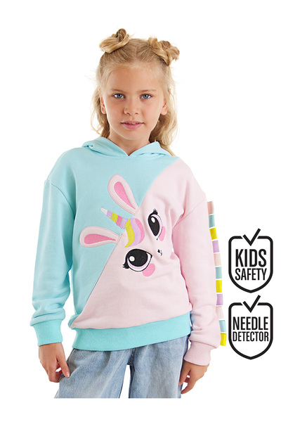 Denokids Φούτερ για κορίτσι Unicorn Rabbit