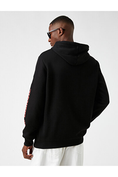 Koton Oversize φούτερ με κουκούλα με στάμπα