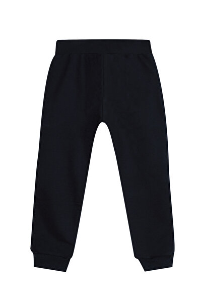 Denokids Unisex Girls Boys Black Basic Sweatpants