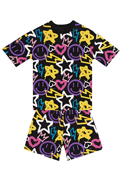 MSHB&G Street Style Summer T-shirt and Shorts Set for Girls