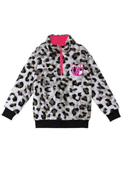 MSHB&G Leopard Girl's Plush Sweatshirt