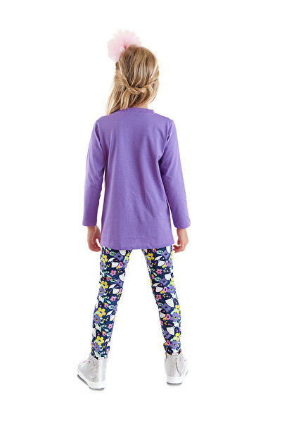 Denokids Sloth Girl Child Tunic Tights Set