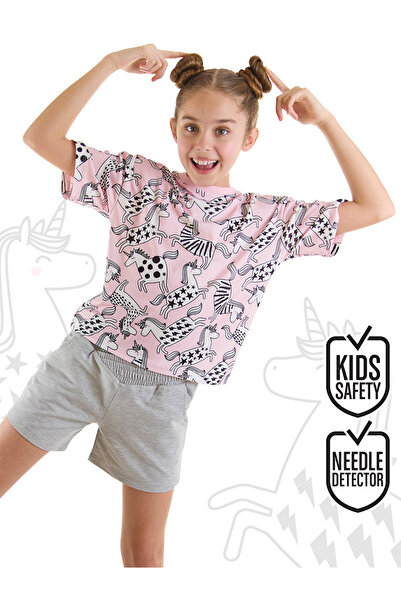 MSHB&G Unicorn Gang Girls - Comfortable Summer T-Shirt and Shorts Set