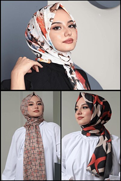 AFVENTE Geometric,Flower Pattern Cotton Shawl Buy 3 Get 2