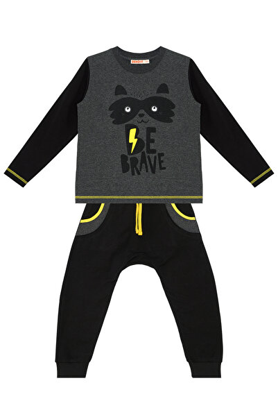 Denokids Boy's BE BravE T-Shirt and SwEatpants SEt