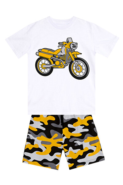 MSHB&G Motorcycle Boys Summer T-Shirt Shorts Set