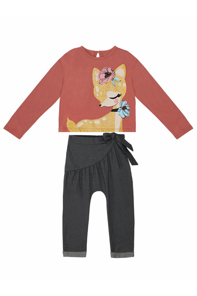 MSHB&G Ceylan Girl's T-shirt Trousers Set