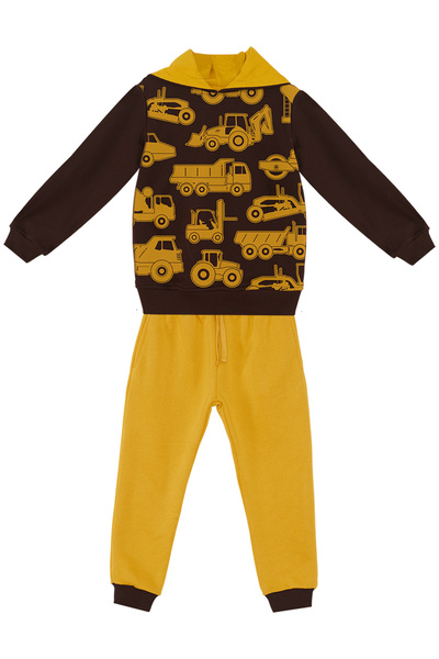 MSHB&G Boy's Construction Vehicles Tracksuit Set