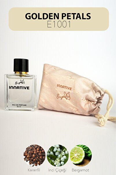 INNATIVE E1001 Eny GOLDEN PETALS Edp 50 ml Yumuşak Gül Kadın Parfümü