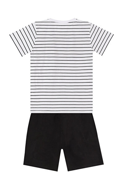 MSHB&G Racer Car Stripes Boys Summer T-Shirt Shorts Set