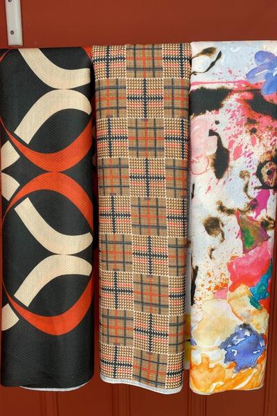 AFVENTE Geometric,Flower Pattern Cotton Shawl Buy 3 Get 2