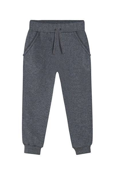 Denokids Unisex Girls Boys Anthracite Basic Sweatpants