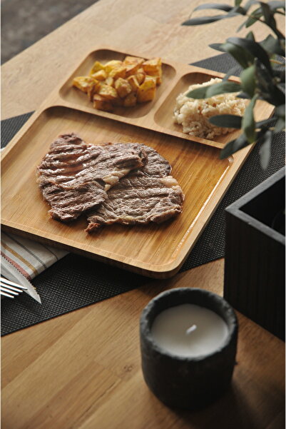 Bambum Marlin 3 Compartment Serving Plate B2381