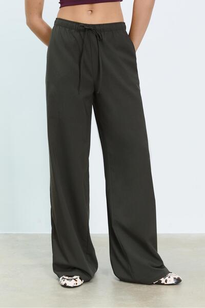 Stradivarius Long flowing smart trousers