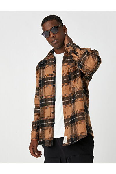 Koton Cămașă de lemne cu mânecă lungă