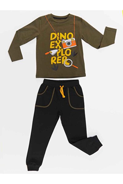 Denokids Dino Explorer Boy's T-shirt Trousers Set