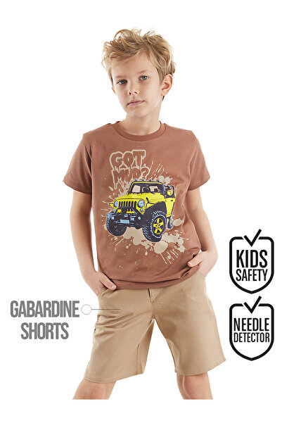 MSHB&G Car Boy T-Shirt Gabardine Shorts Set