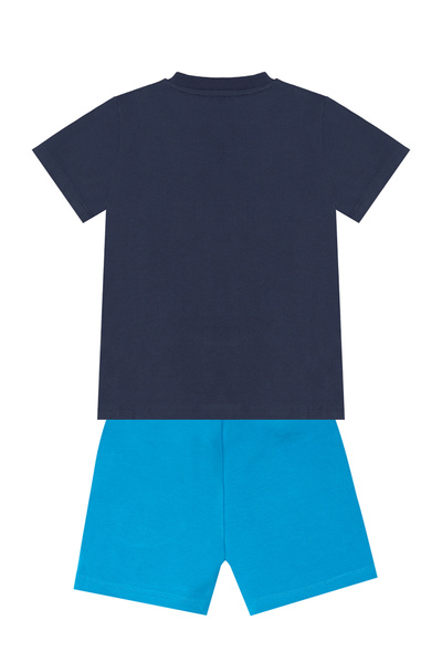 Denokids Boy's Shark Surf Summer T-shirt and Shorts Set