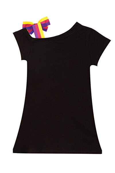 MSHB&G Unicorn Rock Black Summer Combed Cotton Girl's Dress