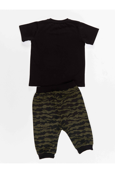 Denokids Woof Boy's T-shirt Capri Shorts Set