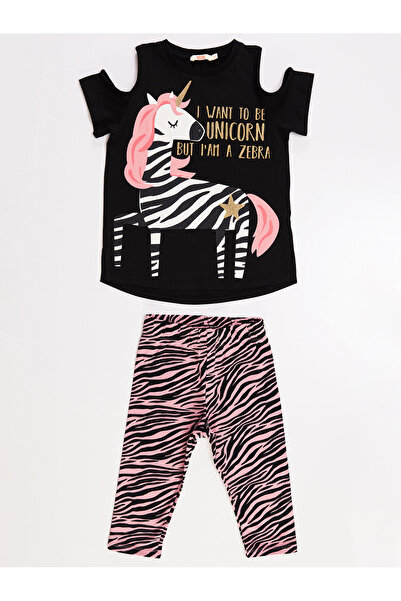 MSHB&G Unique Zebra Girl's Tunic Tights Set