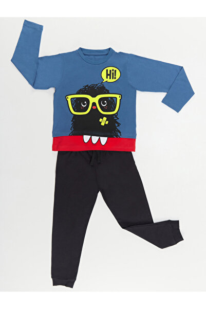 Denokids Hi Monster Boy's T-shirt Trousers Set