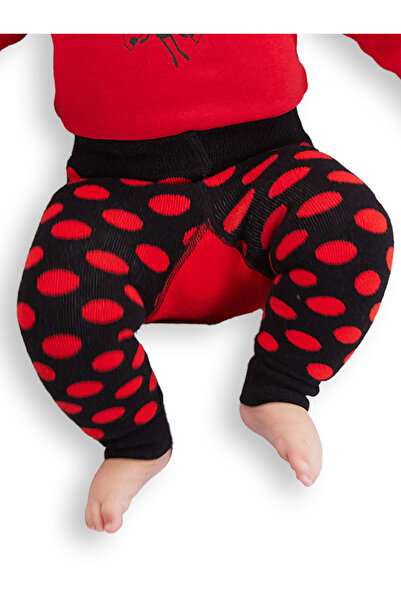 Denokids Ladybug Baby Girl Tights-Pants