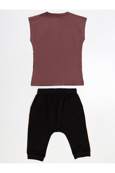 MSHB&G Monster Shark Boy's T-shirt Capri Shorts Set