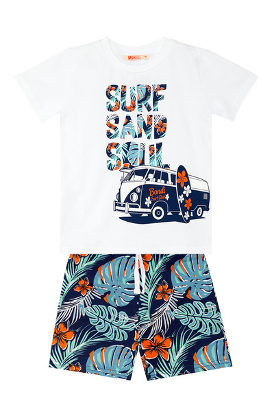 MSHB&G Boy's Surf Summer T-shirt and Shorts Set