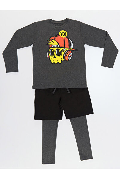 MSHB&G Yo Boy's T-shirt Shorts Tights Set