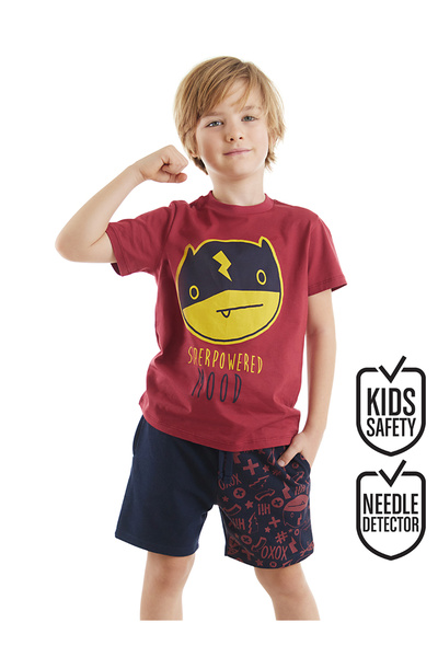 Denokids Super Strong Boy T-shirt Shorts Set