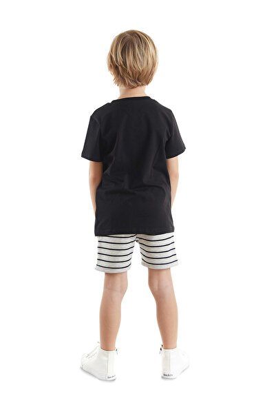 Denokids Raccoon Boy's T-shirt Shorts Set