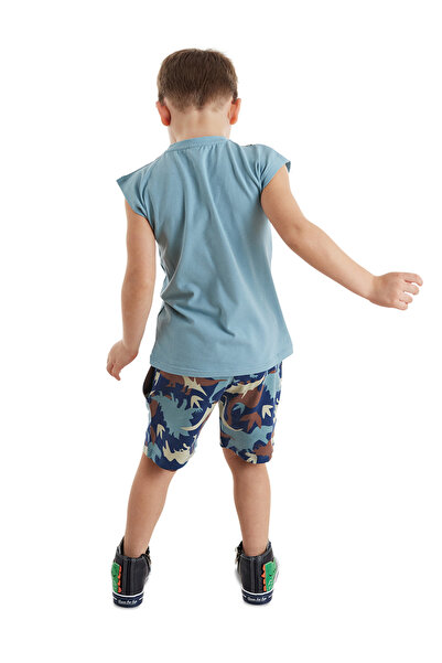 Denokids Boy's Summer Titan T-Shirt and Shorts Set